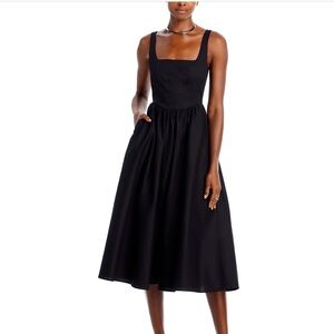 Wayf Classic Black Desi Bustier Midi Skirt